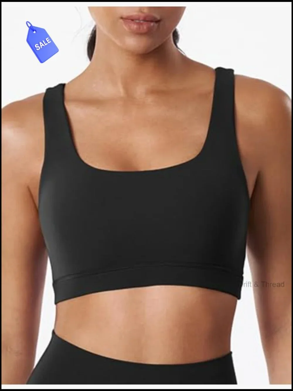 Light Support Sports Bra 4-Way Stretch Racerback with Removable Pads